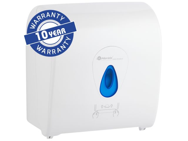 MERIDA TOP MAXI manual roll paper towel dispenser, maxi, blue window